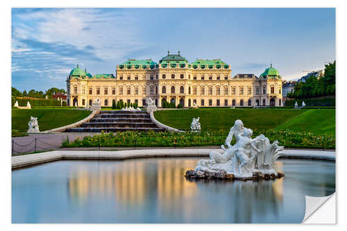 Vinilo para la pared Vienna Belvedere