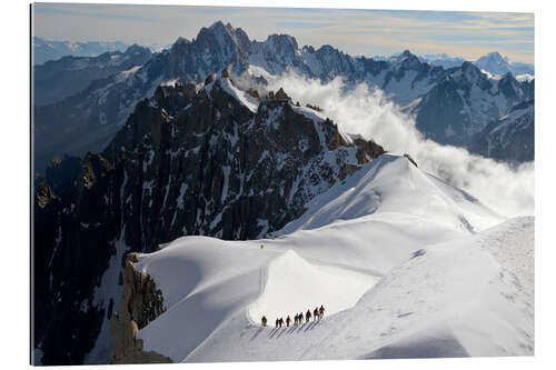 Gallery print Mountaineers and climbers