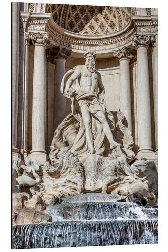 Tableau en aluminium Fontaine de Trevi, Rome