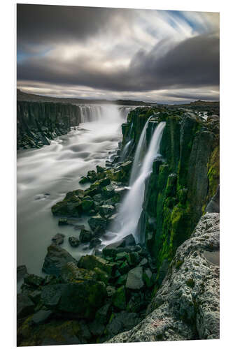 PVC print Waterfall in Selfoss