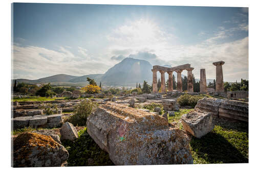 Acrylic print Temple of Apollo