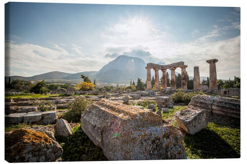 Leinwandbild Tempel von Apollo