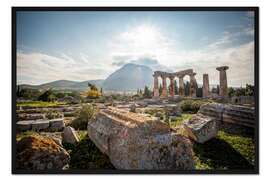 Gerahmter Kunstdruck Tempel von Apollo