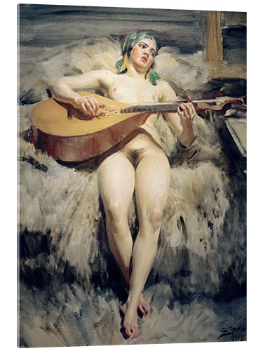 Akrylbilde Ateljéidyll