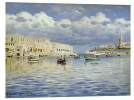Acrylic print Malta Harbour