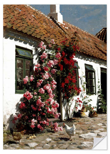 Wall sticker Climbing Roses at the Farm