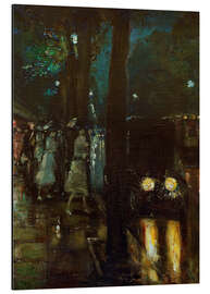 Magnettafel Nächtliche Szene am Kurfürstendamm 