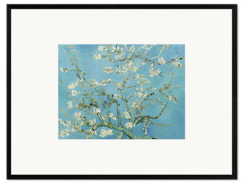 Gerahmter Kunstdruck Mandelblüte