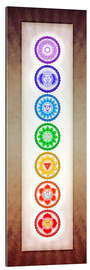 Galleriprint The Seven Chakras Series 6 - Color Variation Warm Brown