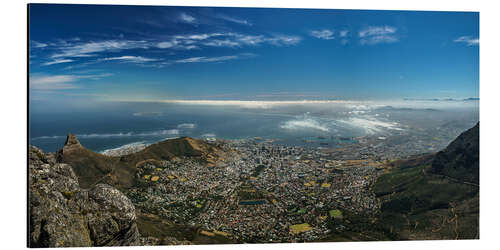 Aluminium print Panorama Cape Town South Africa