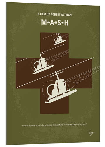 Tableau en aluminium M*A*S*H (anglais)