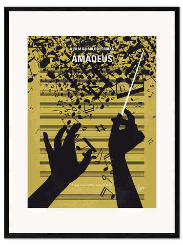 Gerahmter Kunstdruck Amadeus