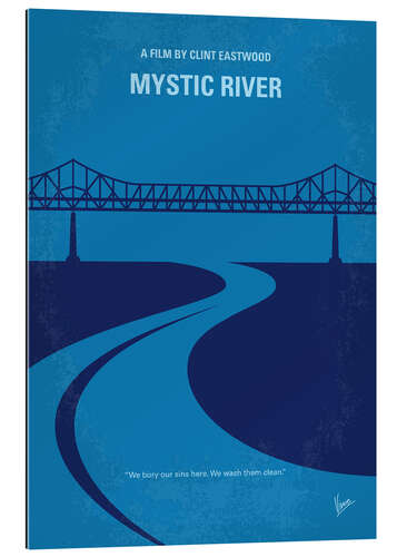 Quadro em plexi-alumínio Mystic River