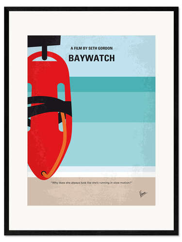Impresión de arte enmarcada Baywatch