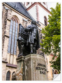 Wall sticker Bach Monument in Leipzig