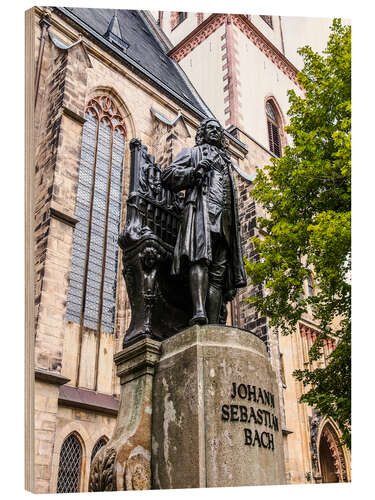 Puutaulu Bach Monument in Leipzig