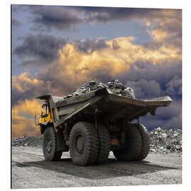 Magnettafel Unwetter in der Kiesgrube