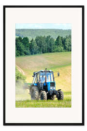 Gerahmter Kunstdruck Bei der Arbeit