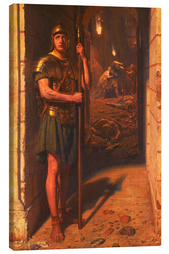 Canvas print faithful unto death