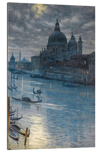 Quadro em plexi-alumínio Grande Canal e a Igreja de Santa Maria della Salute