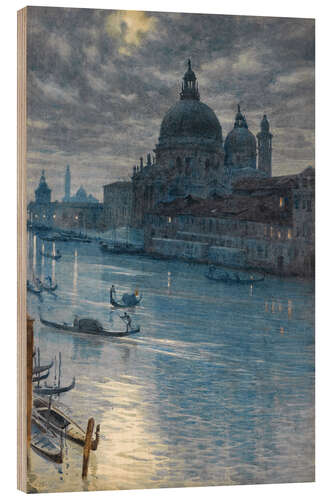 Print på træ Grand Canal and the Church of Santa Maria della Salute