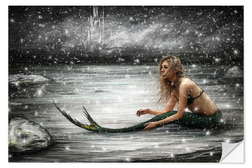 Autocolante decorativo Winter Mermaid