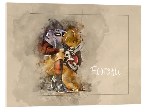 Quadro em acrílico American Football I