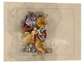 Foam board print American Football I