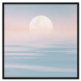 Gerahmter Kunstdruck Stilles Wasser