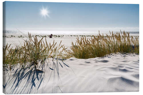 Canvas print Northsea beach