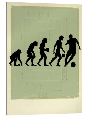 Gallery print Football Evolution