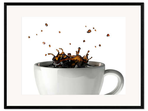 Framed art print Cup of coffee