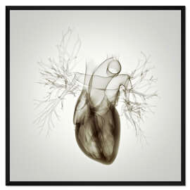 Gerahmter Kunstdruck Heart, illustration