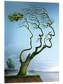 Quadro em acrílico Family tree, conceptual artwork
