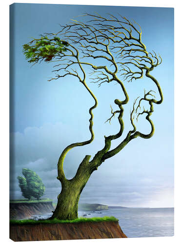 Tableau sur toile Family tree, conceptual artwork