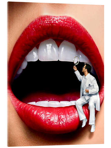 Obraz na szkle akrylowym At the dentist