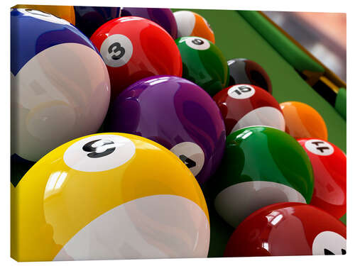 Obraz na płótnie Billiard balls