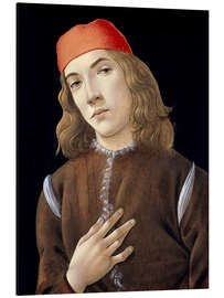 Magnettafel Porträt eines jungen Mannes