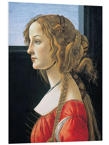 Foam board print Portrait of a Woman, 1476-1480