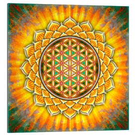 Gallery print Flower of life - yellow lotus