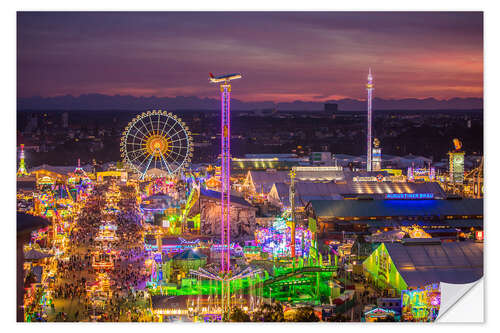 Selvklebende plakat Oktoberfest munich