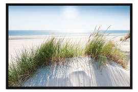 Gerahmter Kunstdruck Strandtag