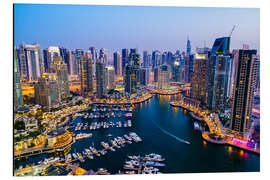 Magnettafel Dubai Marina, Dubai, Vereinigte Arabische Emirate