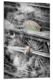 Quadro em plexi-alumínio The Flying Scotsman steam-train