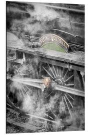Magnettafel Die fliegende Scotsman-Dampflokomotive