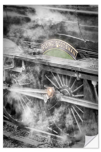 Naklejka na ścianę The Flying Scotsman steam-train