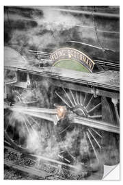 Naklejka na ścianę The Flying Scotsman steam-train