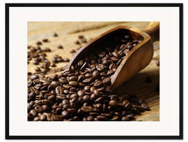 Gerahmter Kunstdruck Barista