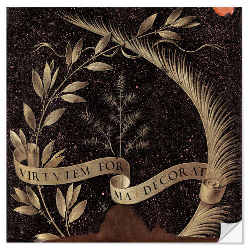 Sisustustarra Laurel wreath palm trees and juniper
