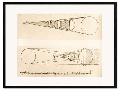 Framed art print Lighting mechanism